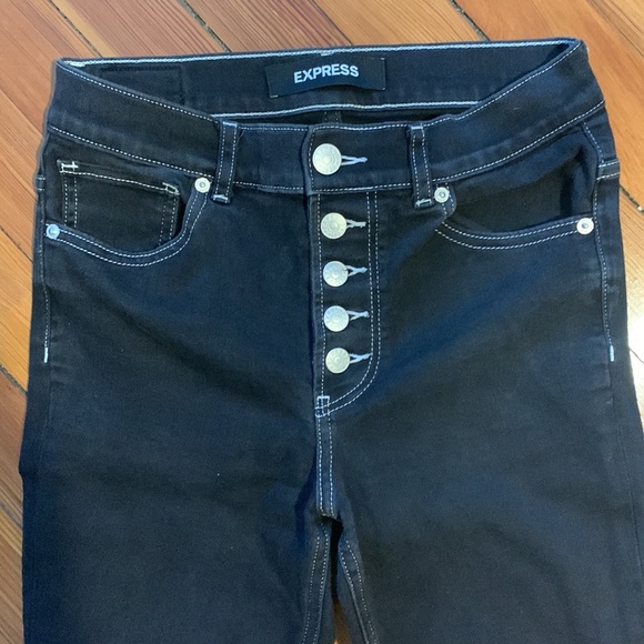 Contrast stitching skinny jeans - Picture 2 of 4